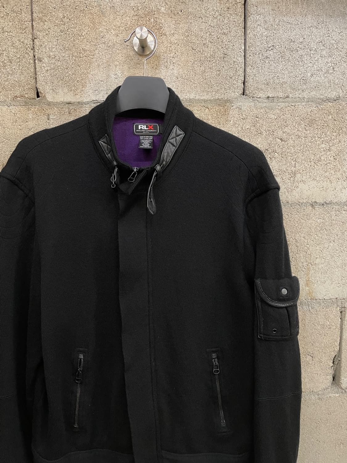 RLX 랄프로렌 니트 라이더 자켓 상품이미지2