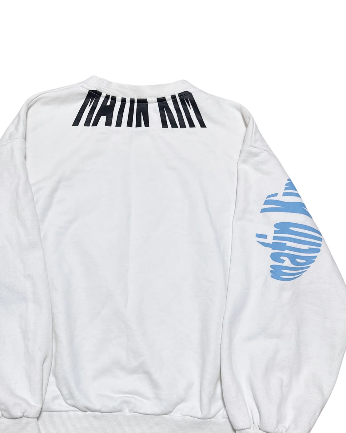 마뗑킴 로고 흰색 맨투맨 상품이미지4