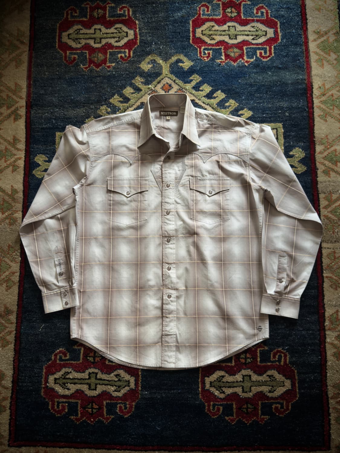 STETSON pearl Snep 웨스턴 옴브레 셔츠 상품이미지1