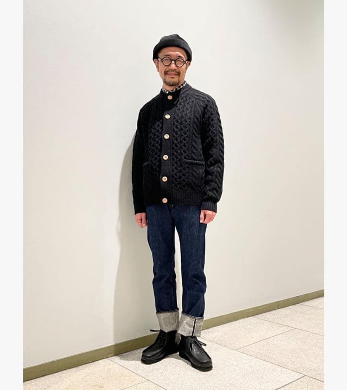 BEAMS LIGHTS - MONGOL WOOL CARDIGAN 상품이미지3