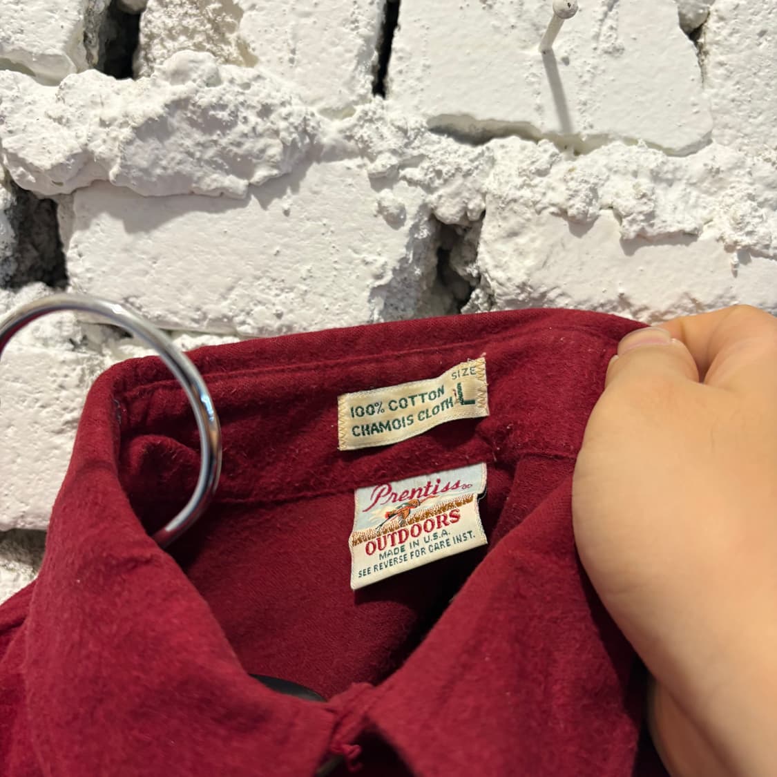 프렌티스 prentiss usa 빈티지 코튼셔츠 상품이미지5