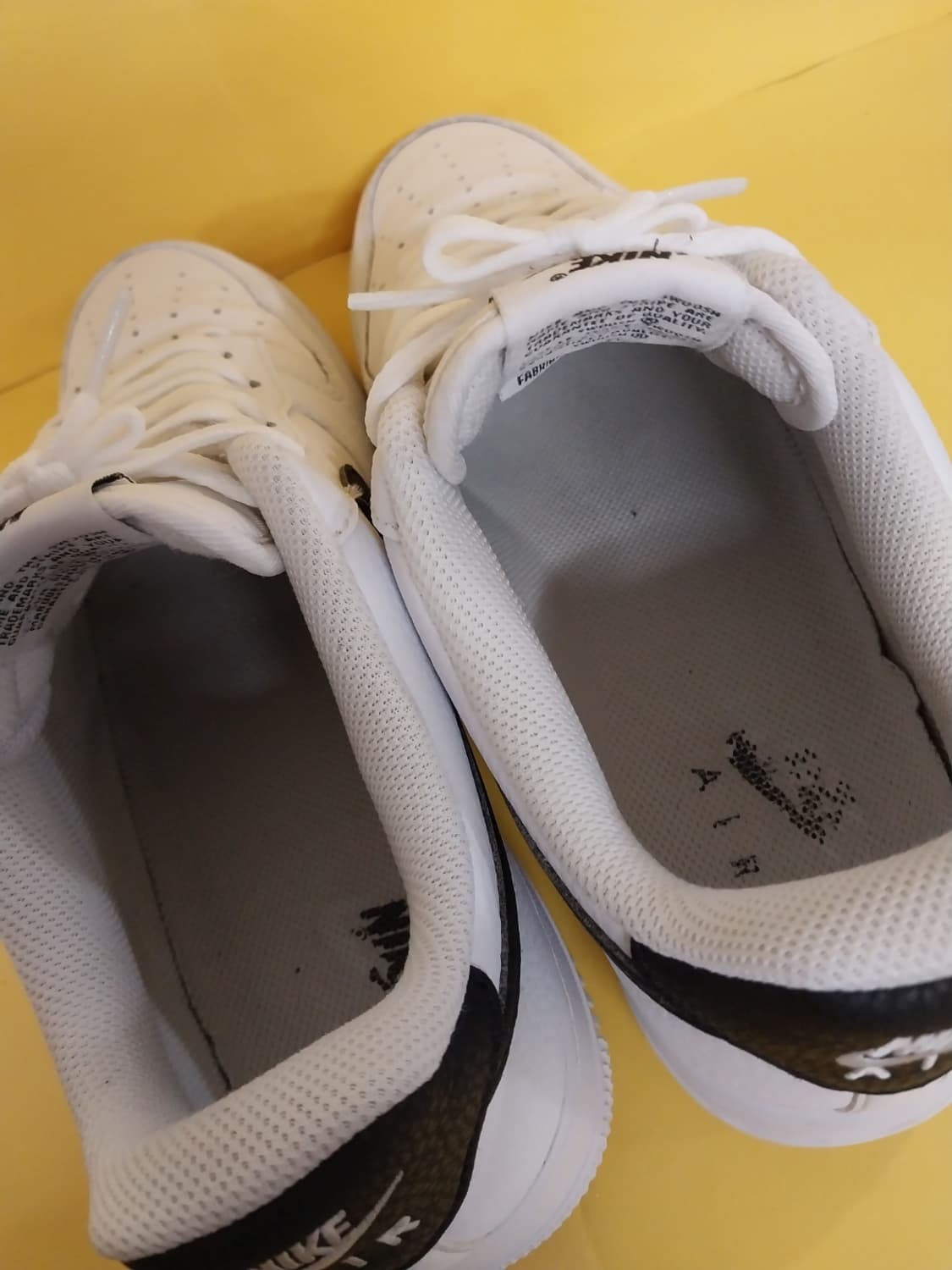 남성 나이키 에어포스1 07 화이트블랙 운동화 (265) 상품이미지6