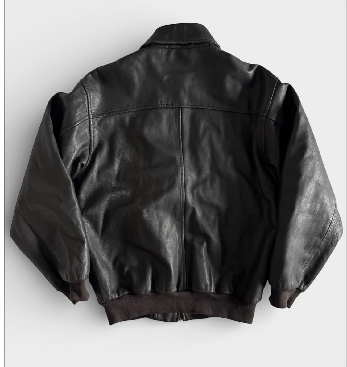 [M] 엘엘빈 ll bean A2 레더 자켓 상품이미지3