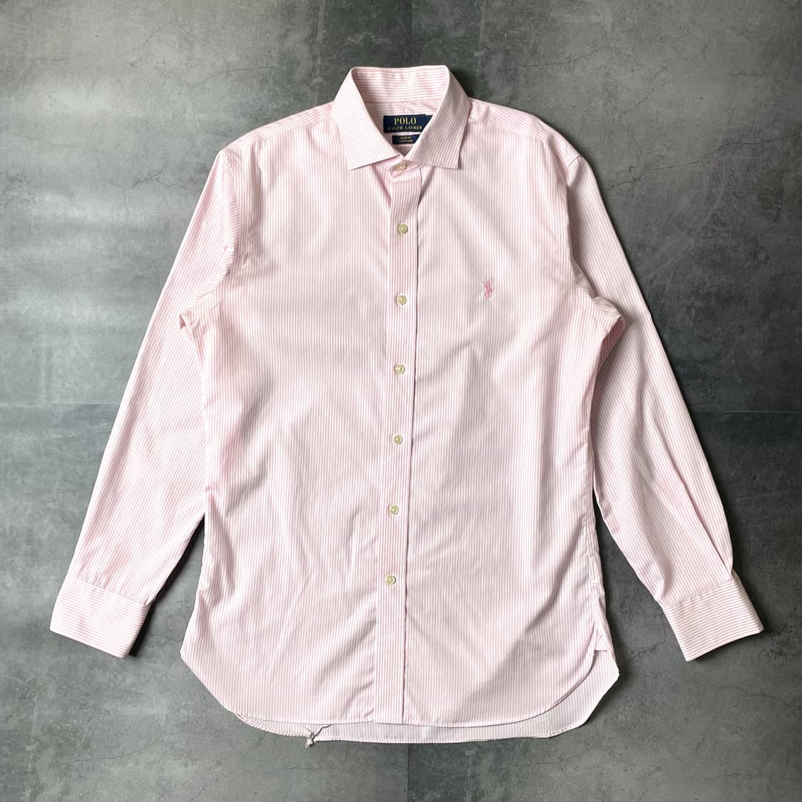 RALPH LAUREN 랄프로렌 핑크 스트라이프 코튼셔츠 상품이미지1