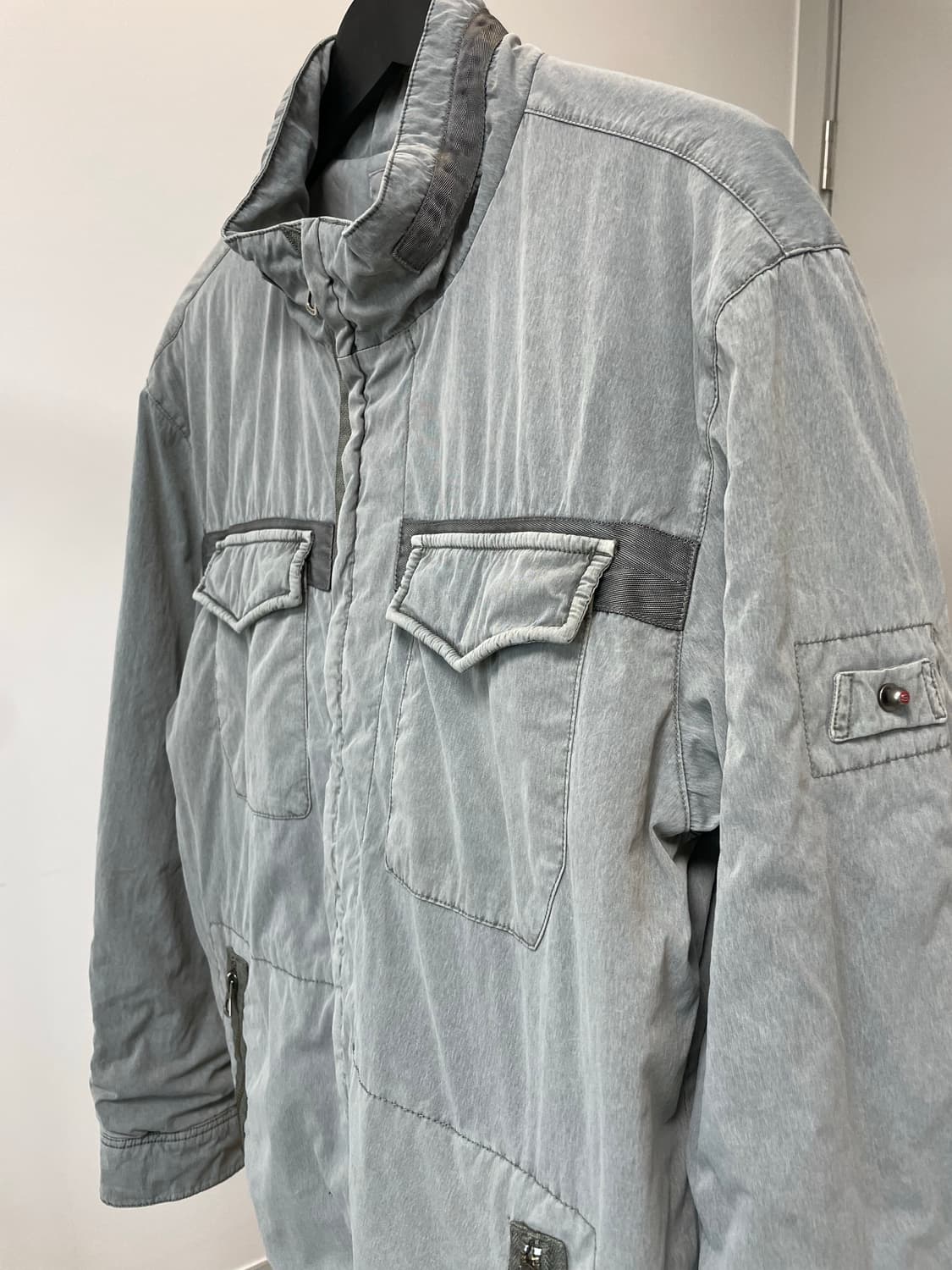 (100) 코오롱 시리즈 가먼트다잉 나일론 자켓 상품이미지2