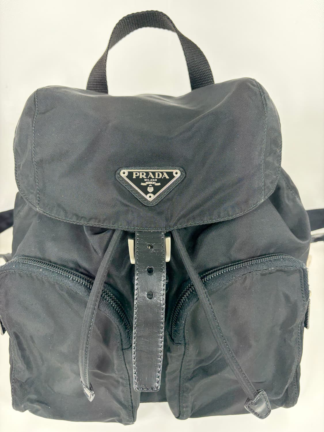프라다 나일론 더블포켓 스몰 백팩 상품이미지3
