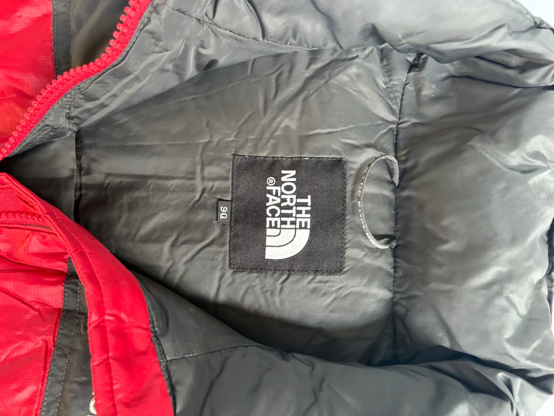 노스페이스 눕시 레드 패딩 상품이미지4