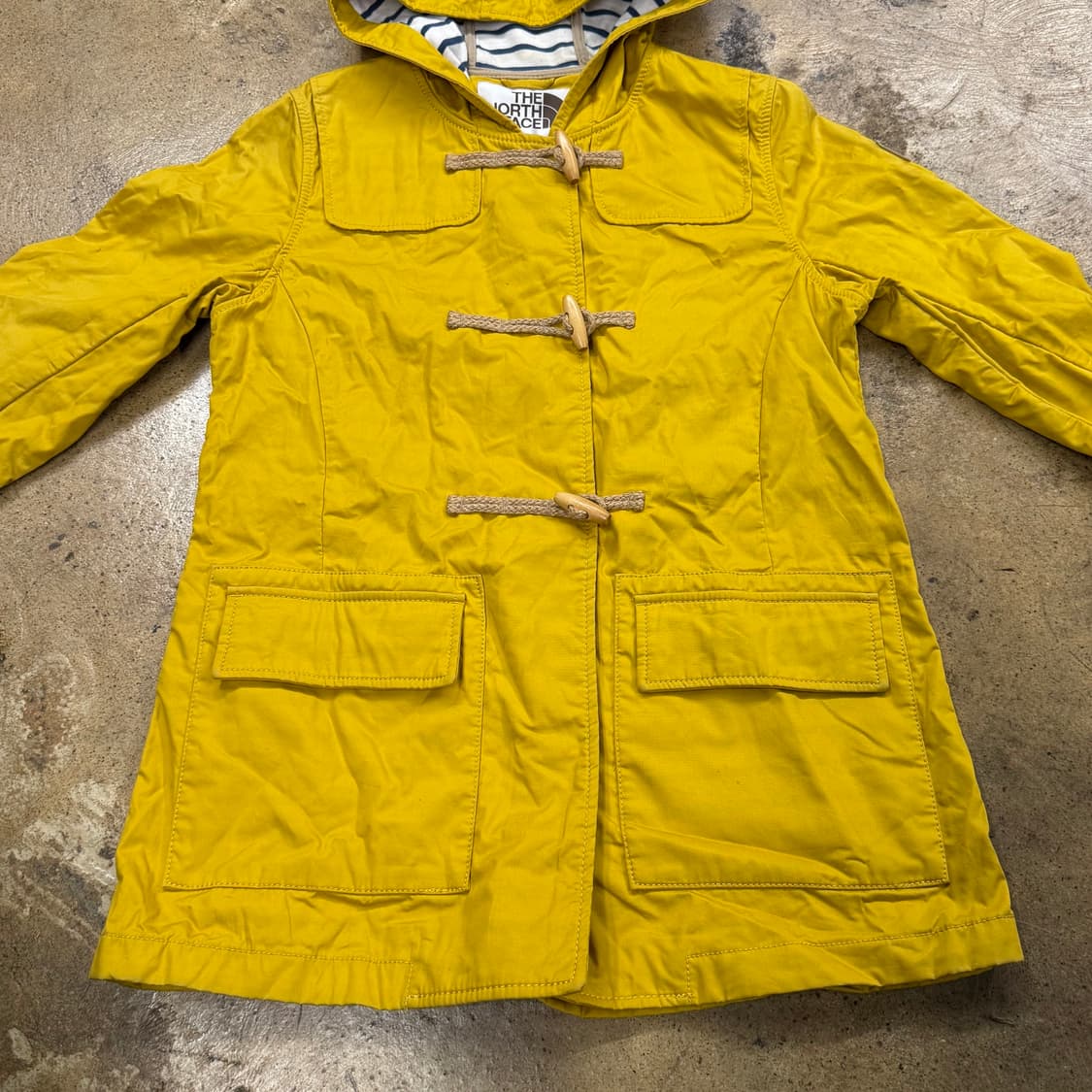 노스페이스 머스타드 옐로우 떡볶이 코트 더플 자켓 상품이미지3