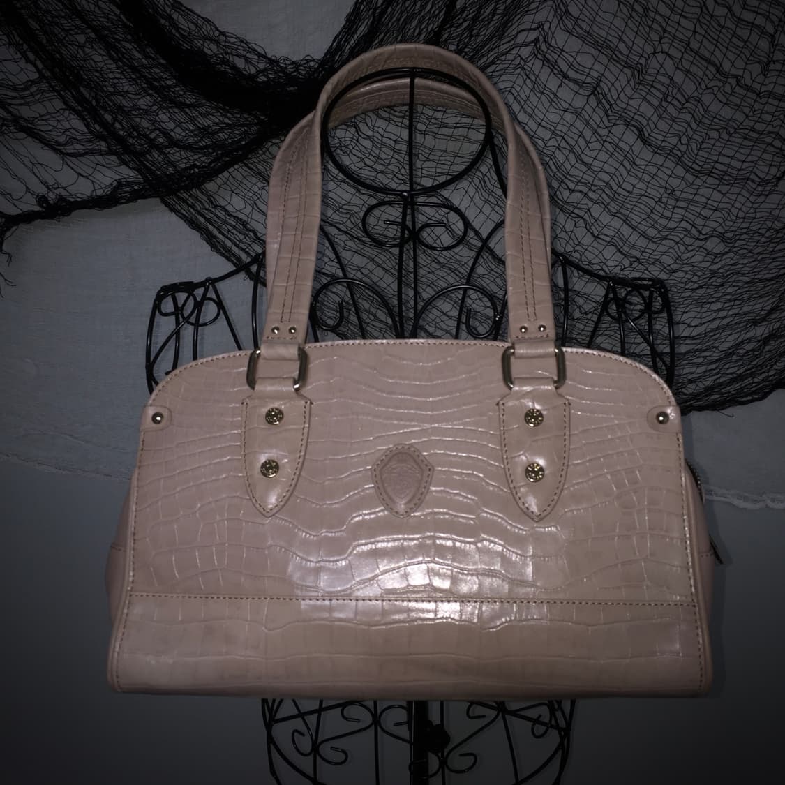 Paul Stuart vtg babypink shoulder bag 💒 상품이미지4