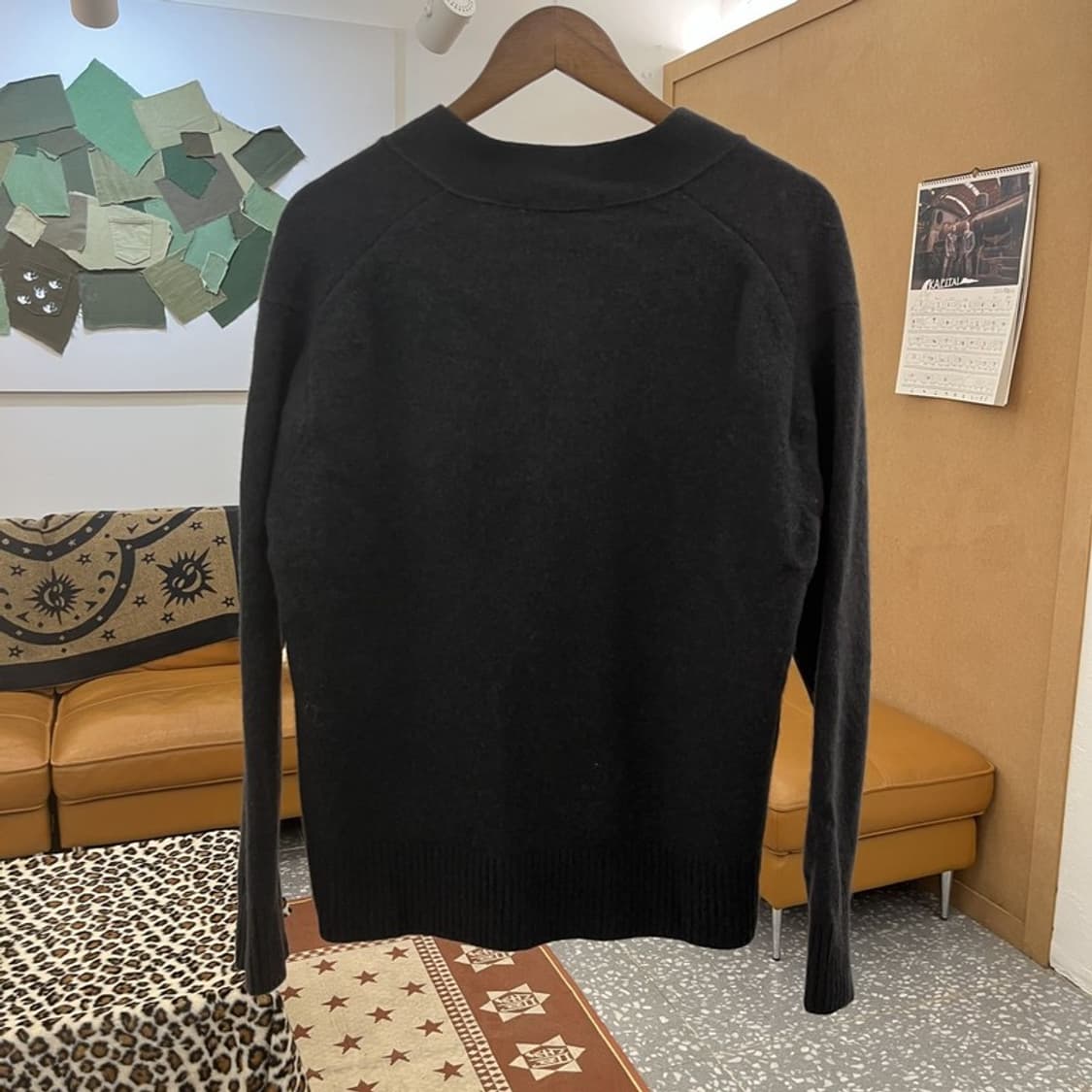 유니클로 빈티지 질샌더 모던시크 버튼 울 가디건 L C09761 상품이미지4