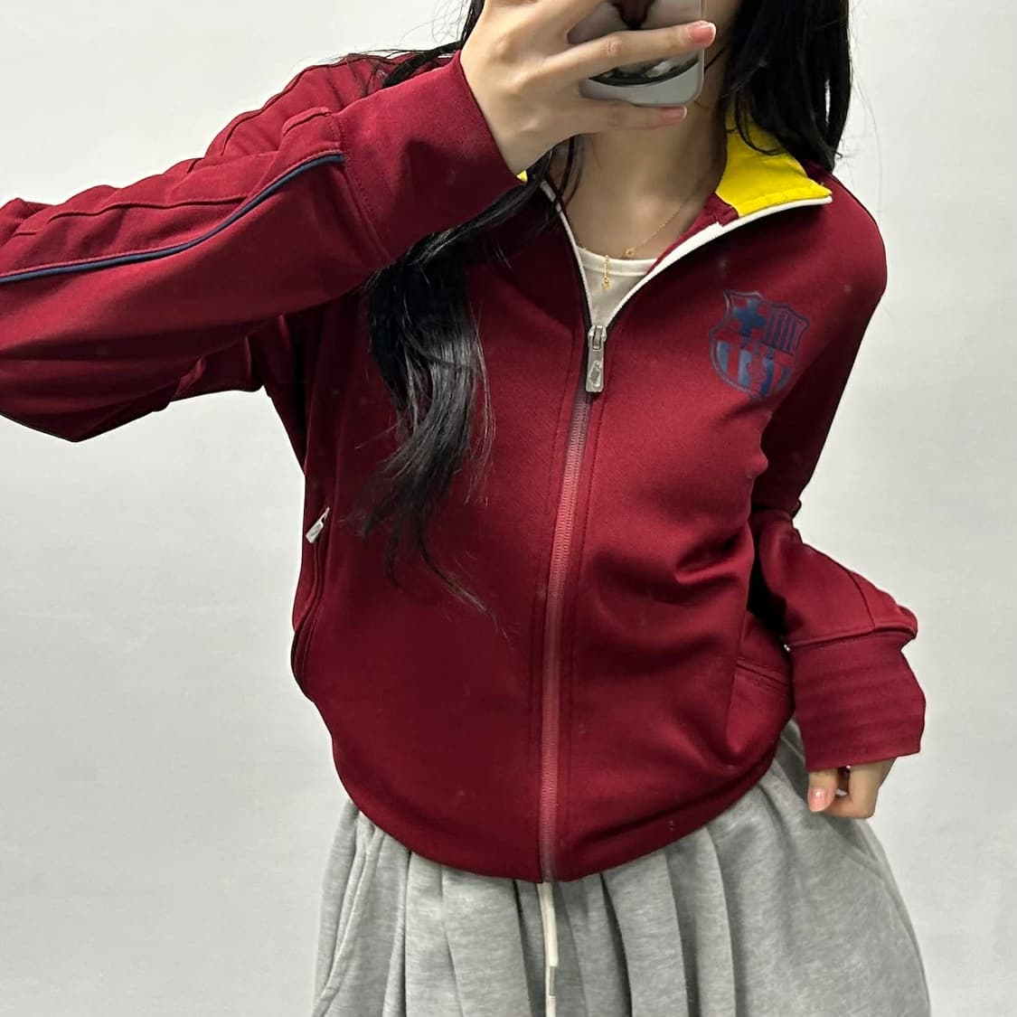 나이키 바르셀로나 12/13유니폼 대장급 맨즈라인 트랙탑 희귀져지(95) 상품이미지1