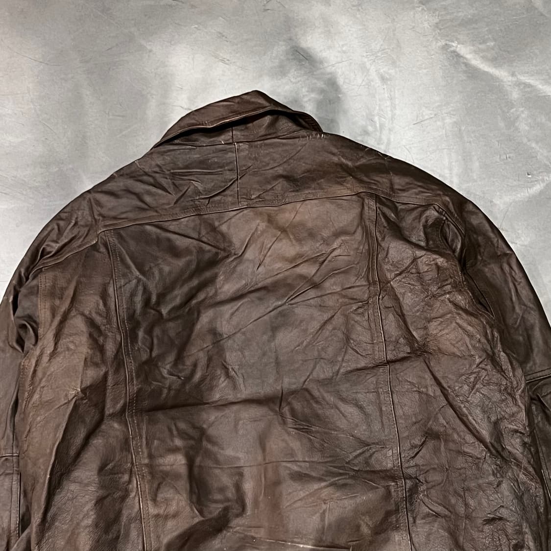  Burk's Bay 레더 봄버 자켓 y14977 상품이미지5