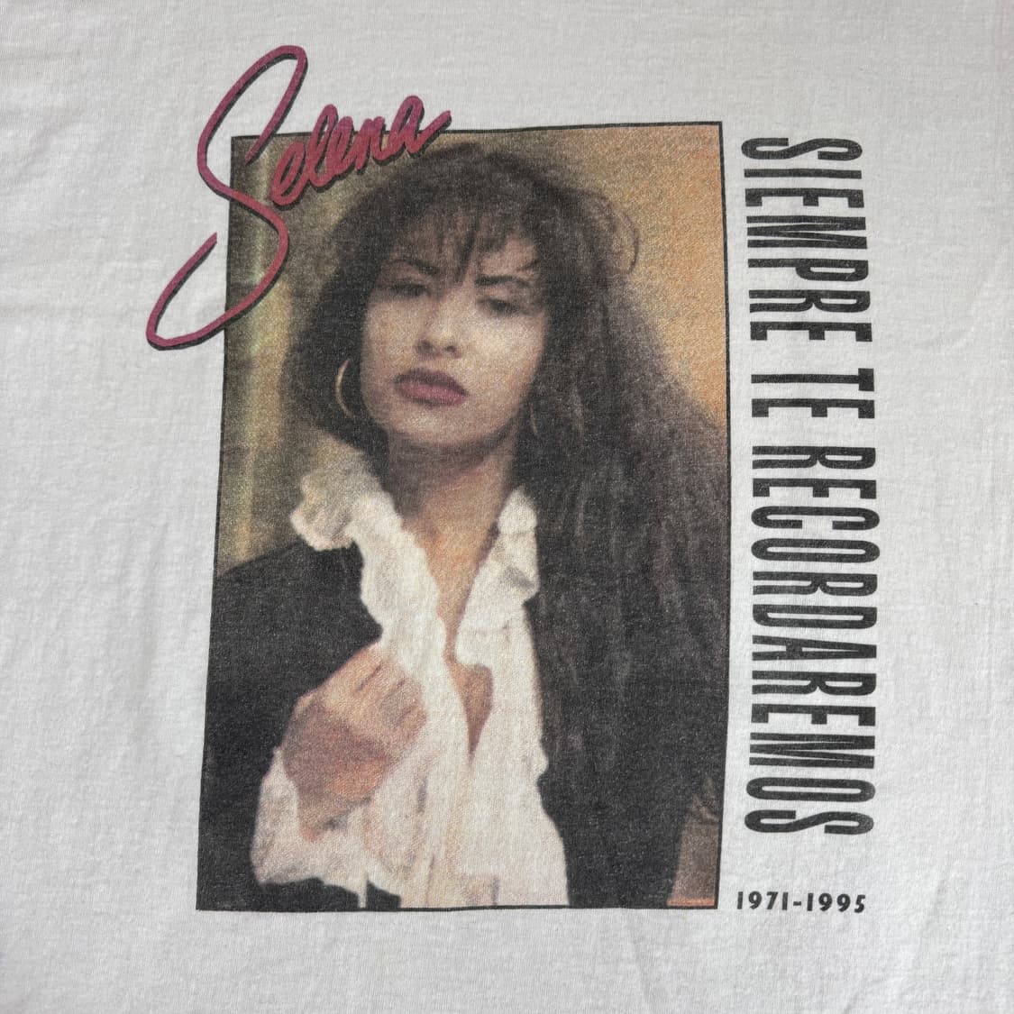 빈티지 90s Selena Memorial 셀레나 메모리얼 티셔츠 상품이미지3