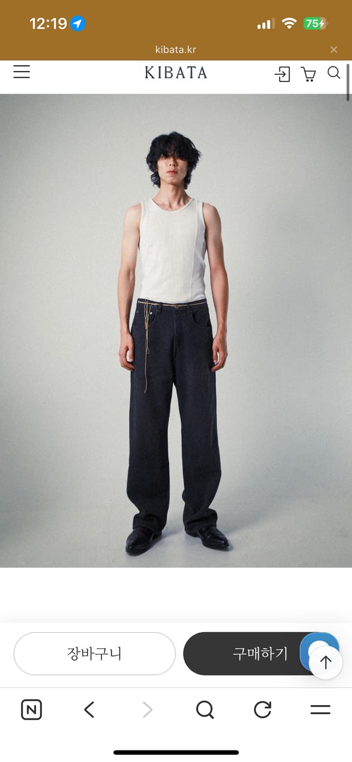 택포30) 키바타 사시코 팬츠 쿠루미 5사이즈 상품이미지2