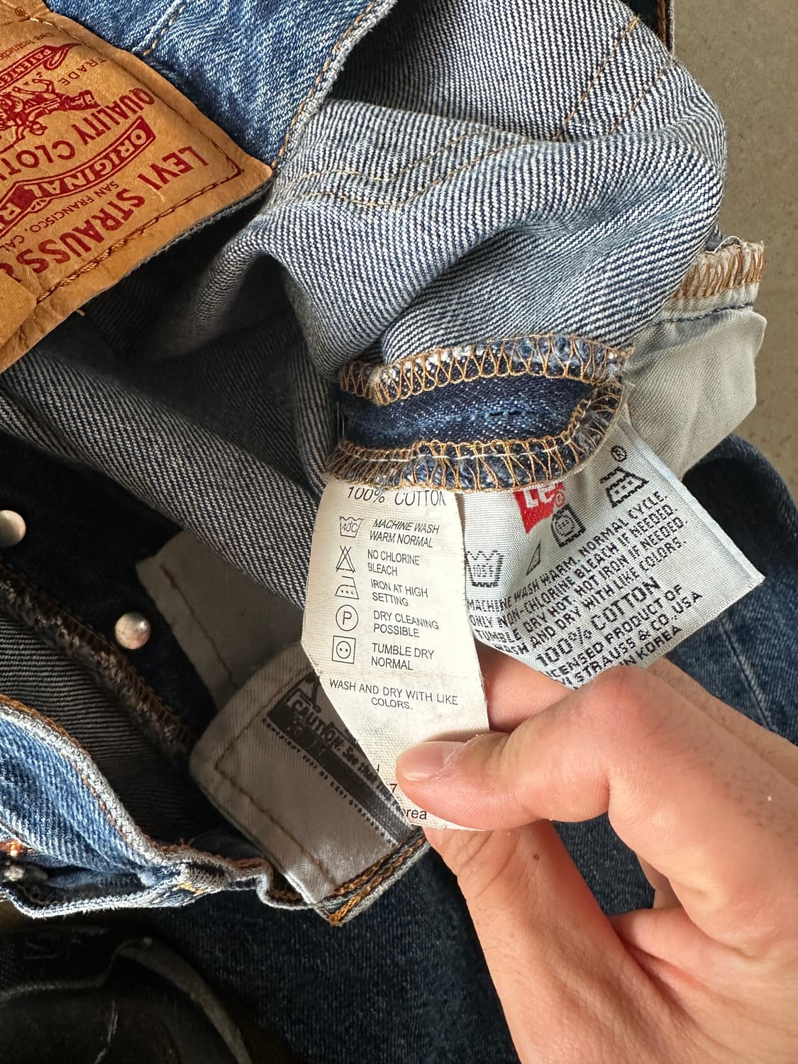 Levis 리바이스 501 Denim 상품이미지4