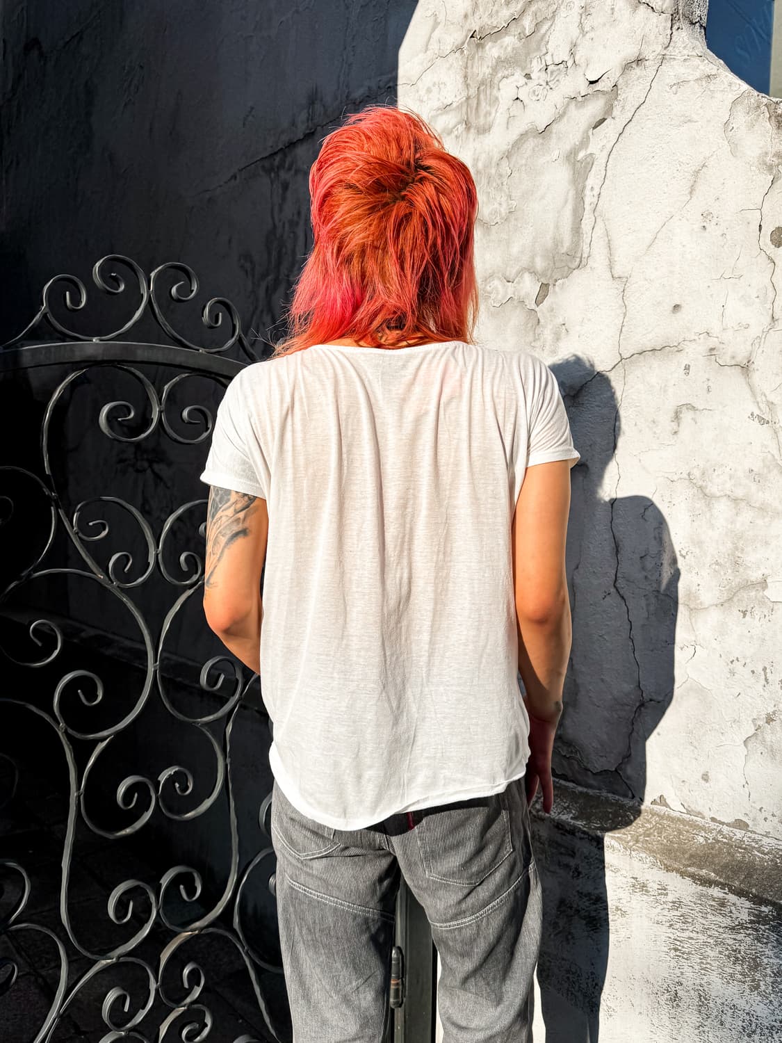 Star Print Draped T-shirt 상품이미지5