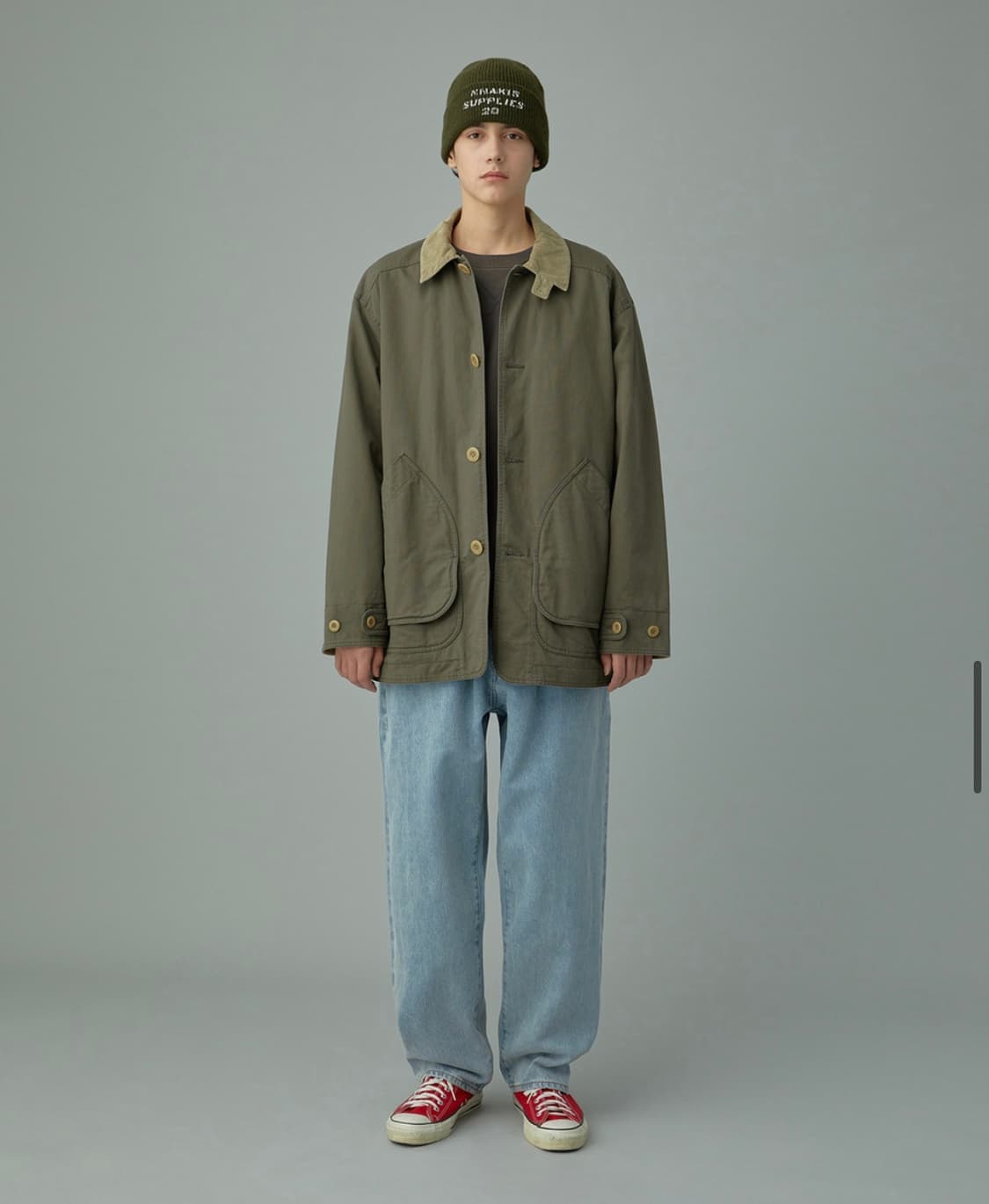 (L3)카키스khakis 반자켓 washed barn jacket 상품이미지1