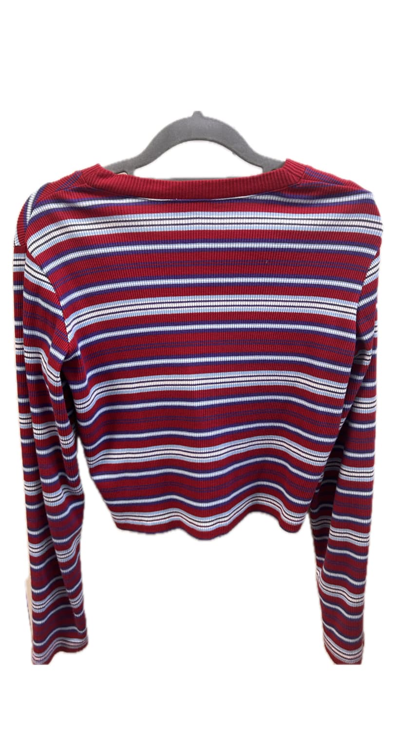 X-girl 배색 스트라이프 가디건 상품이미지2