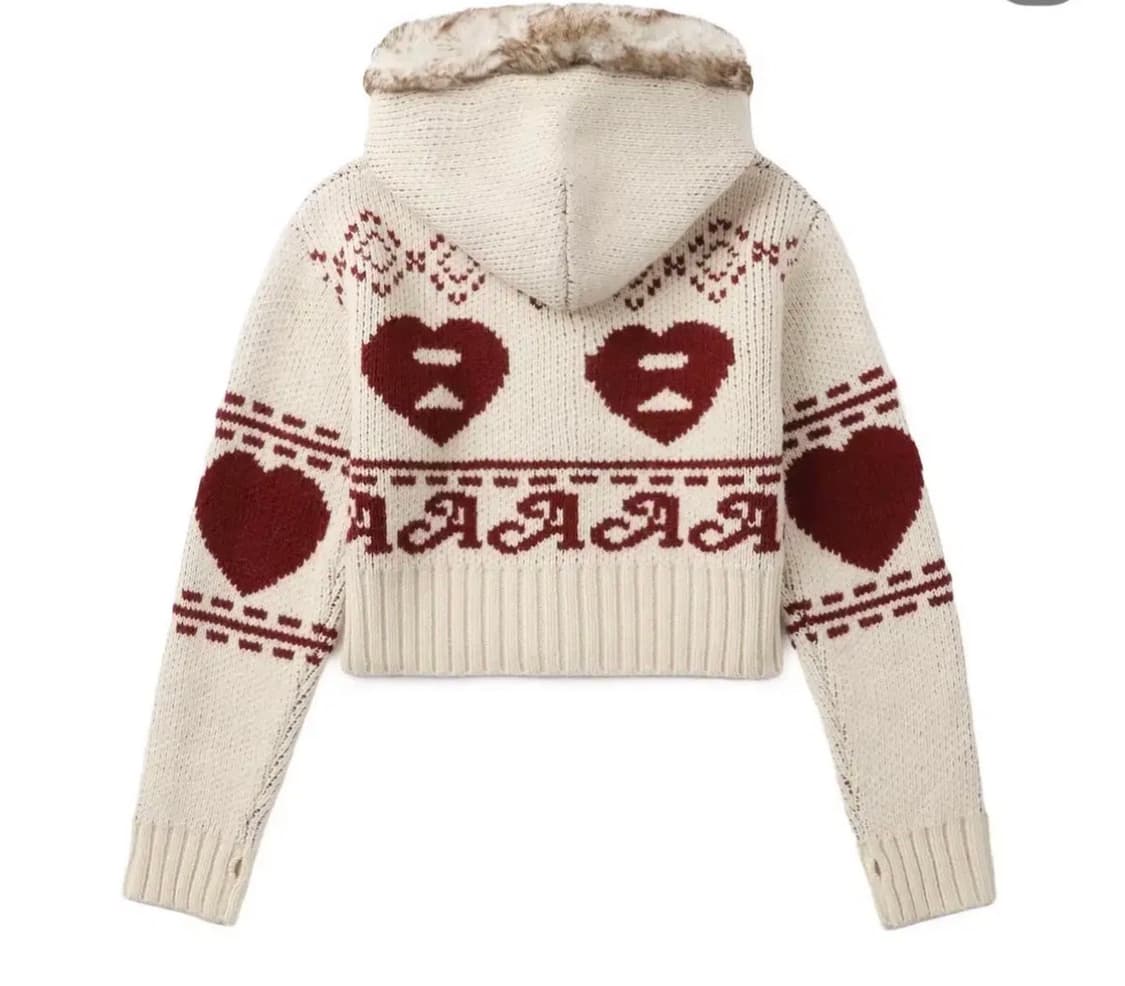 베이프 니트집업 상품이미지2