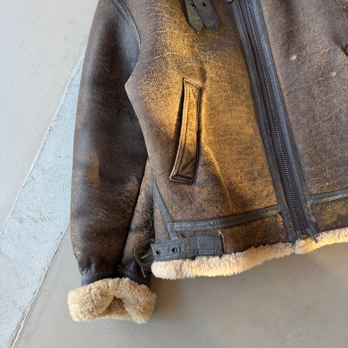 USAAF B-3 무스탕 자켓 상품이미지3