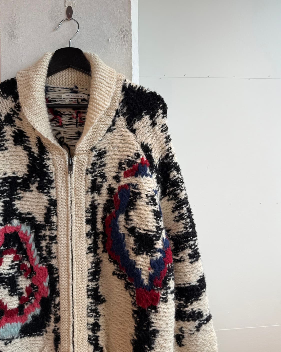 이자벨마랑 아이보리 세라 울 스웨터 가디건  상품이미지5