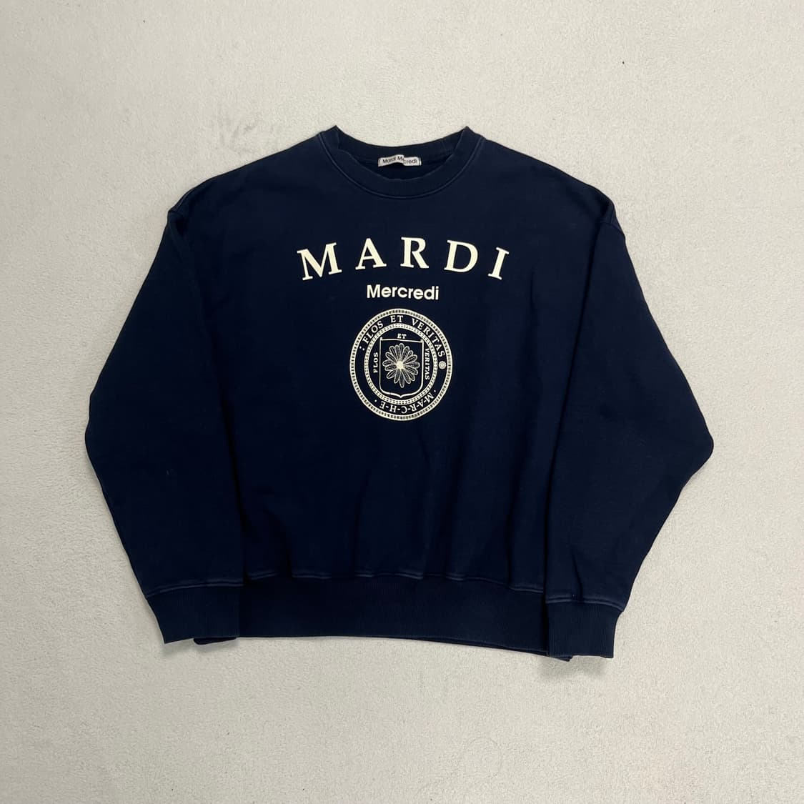 Mardimercredi navy sweatshirt 상품이미지3