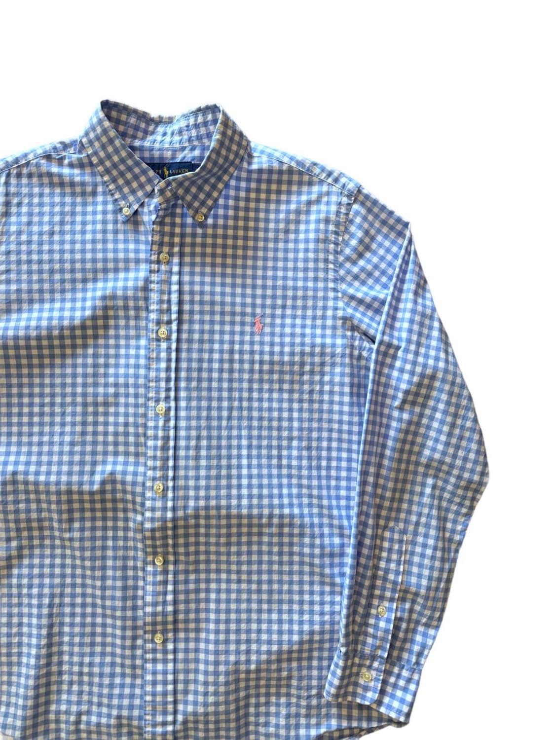 PRL button down gingham check shirts 상품이미지3