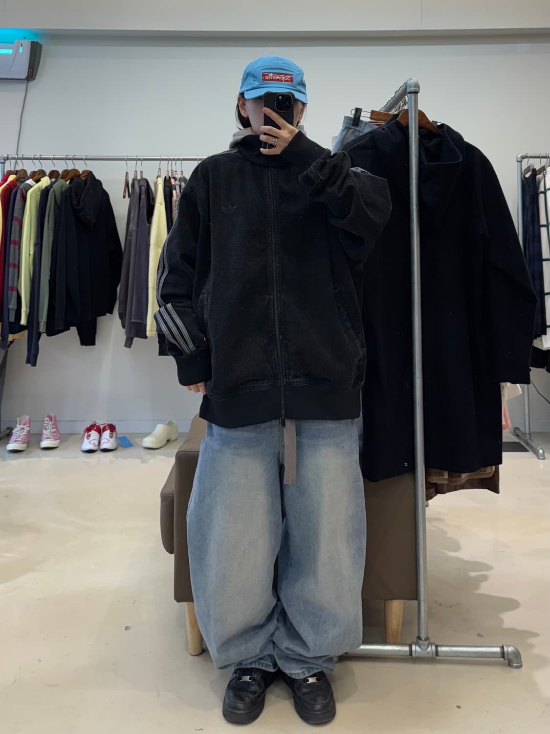 아디다스 데님 파이어버드 트랙탑  상품이미지5