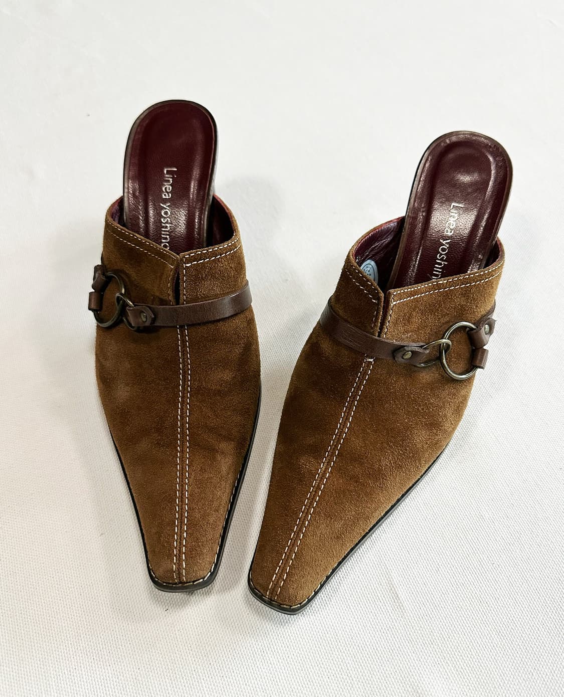 LINEA YOSHINO suede mules 235 상품이미지2