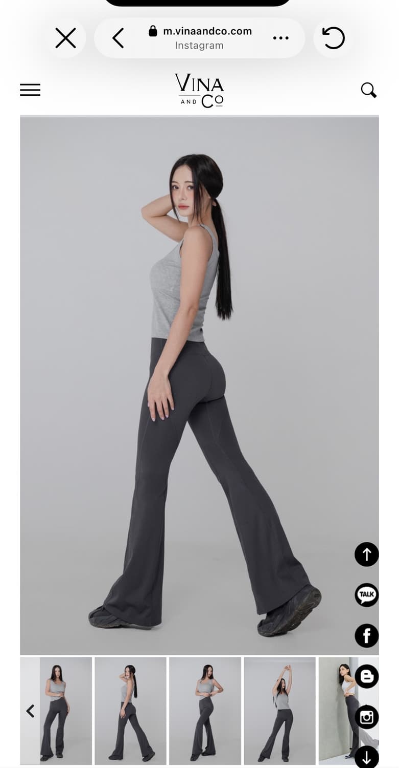 부츠컷힙업레깅스 비나앤코 상품이미지2