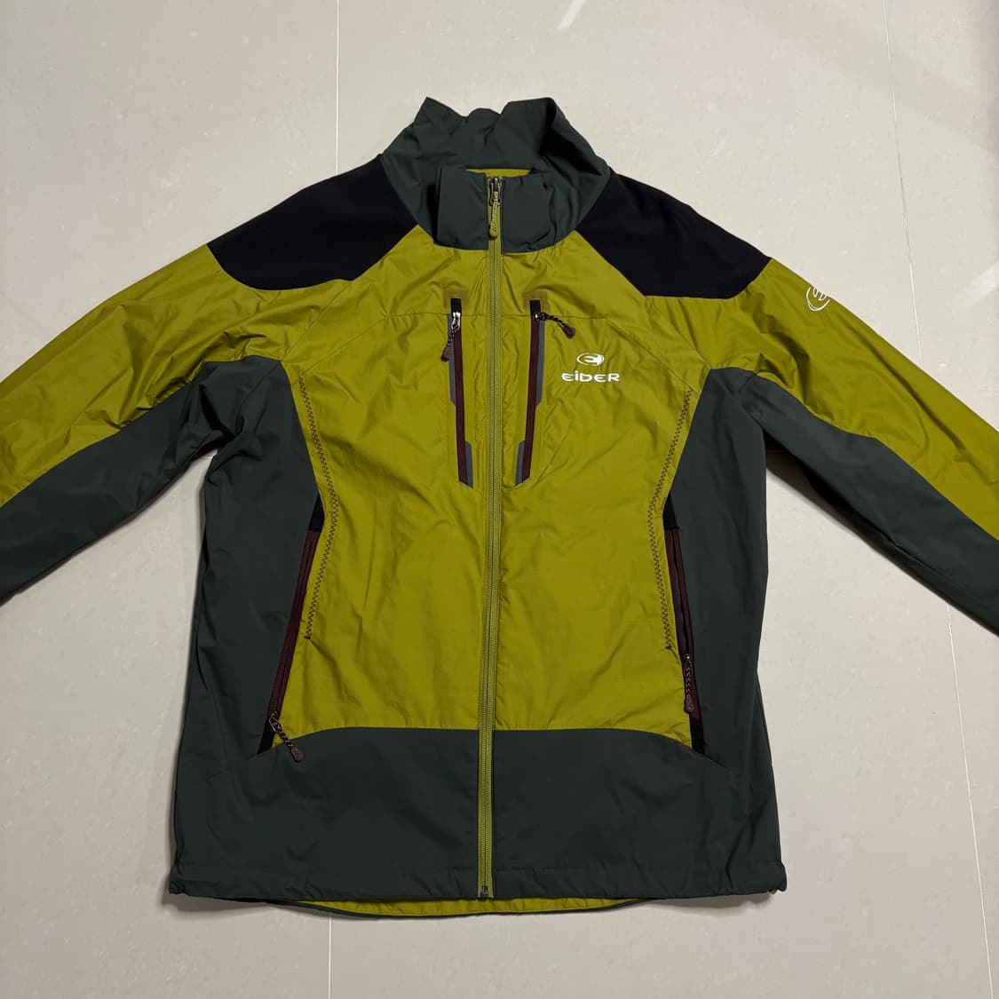 정품 아이더 아웃도어 배색 바람막이 나일론 집업 자켓 빅사이즈 상품이미지3