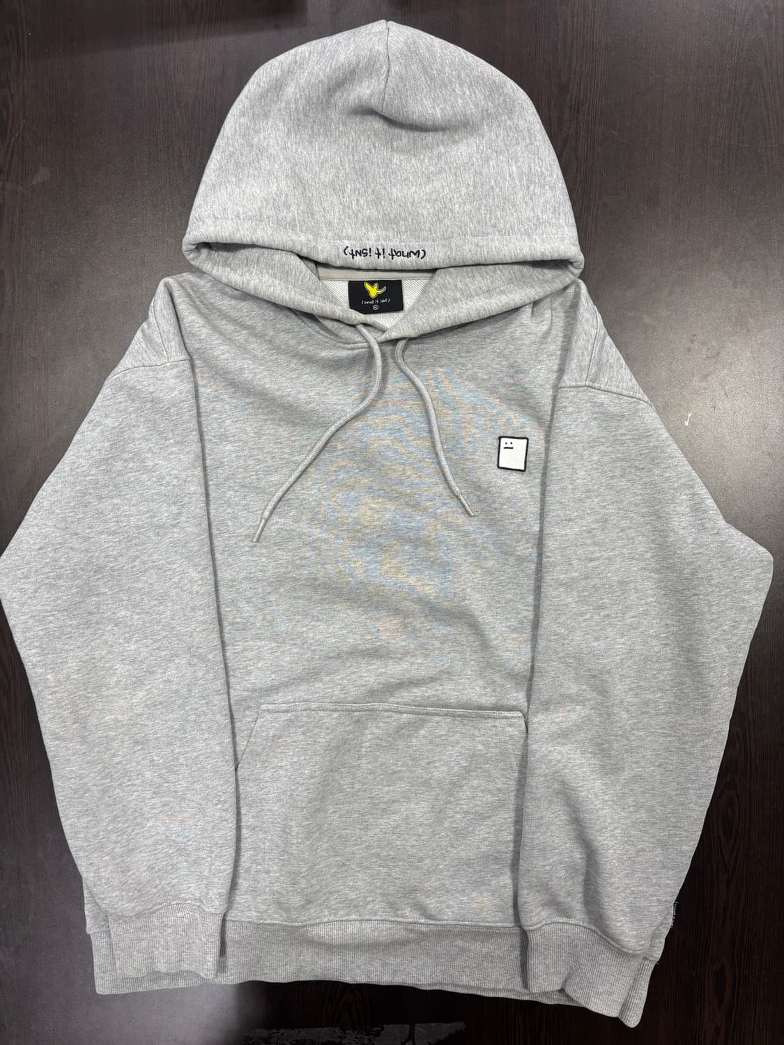 What it isnt 아트웍 후드티 그레이 상품이미지1