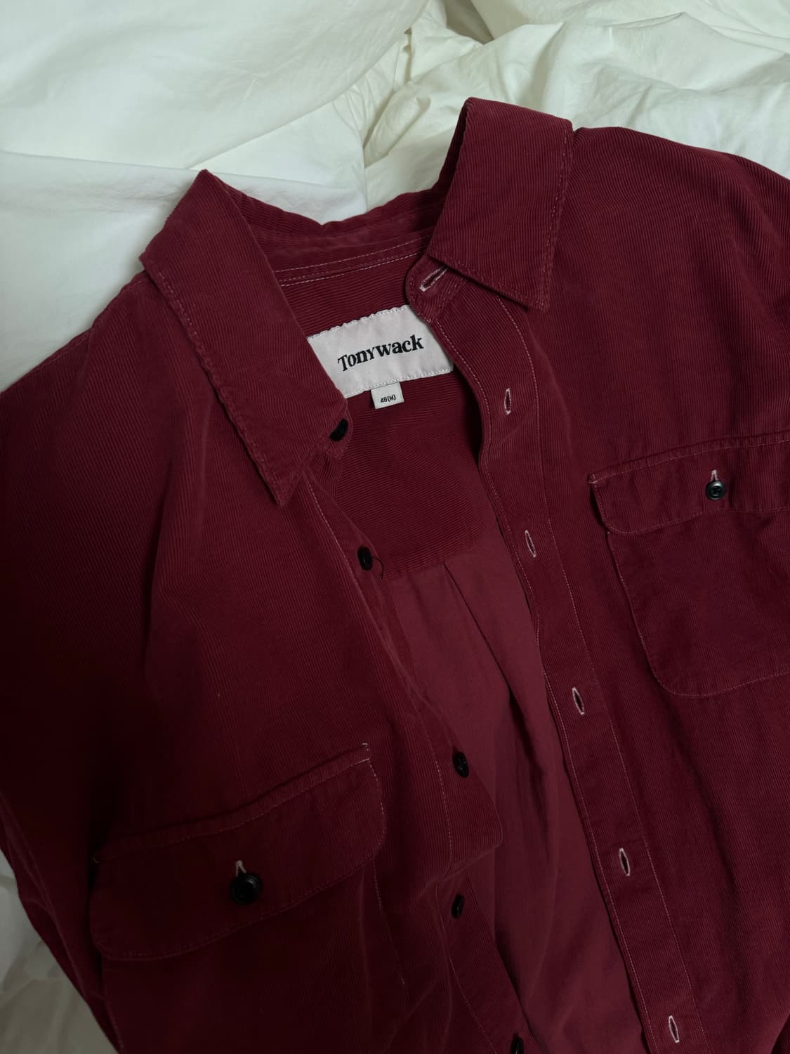 토니웩 가먼트 다잉 코듀로이 셔츠 M 상품이미지1