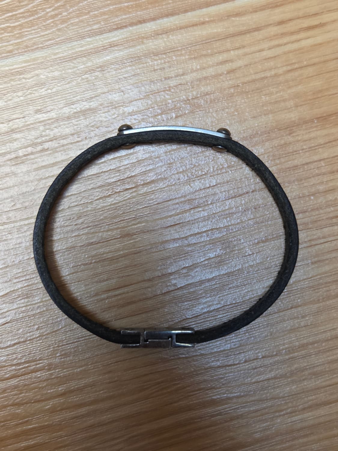 생로랑 레더 팔찌 상품이미지4