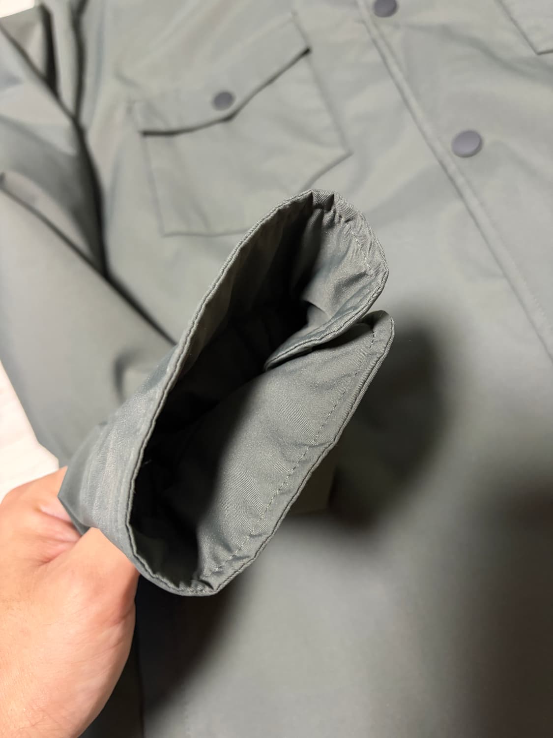 슬로웨어 몬테도르 셔츠자켓(1회 실착) 상품이미지4