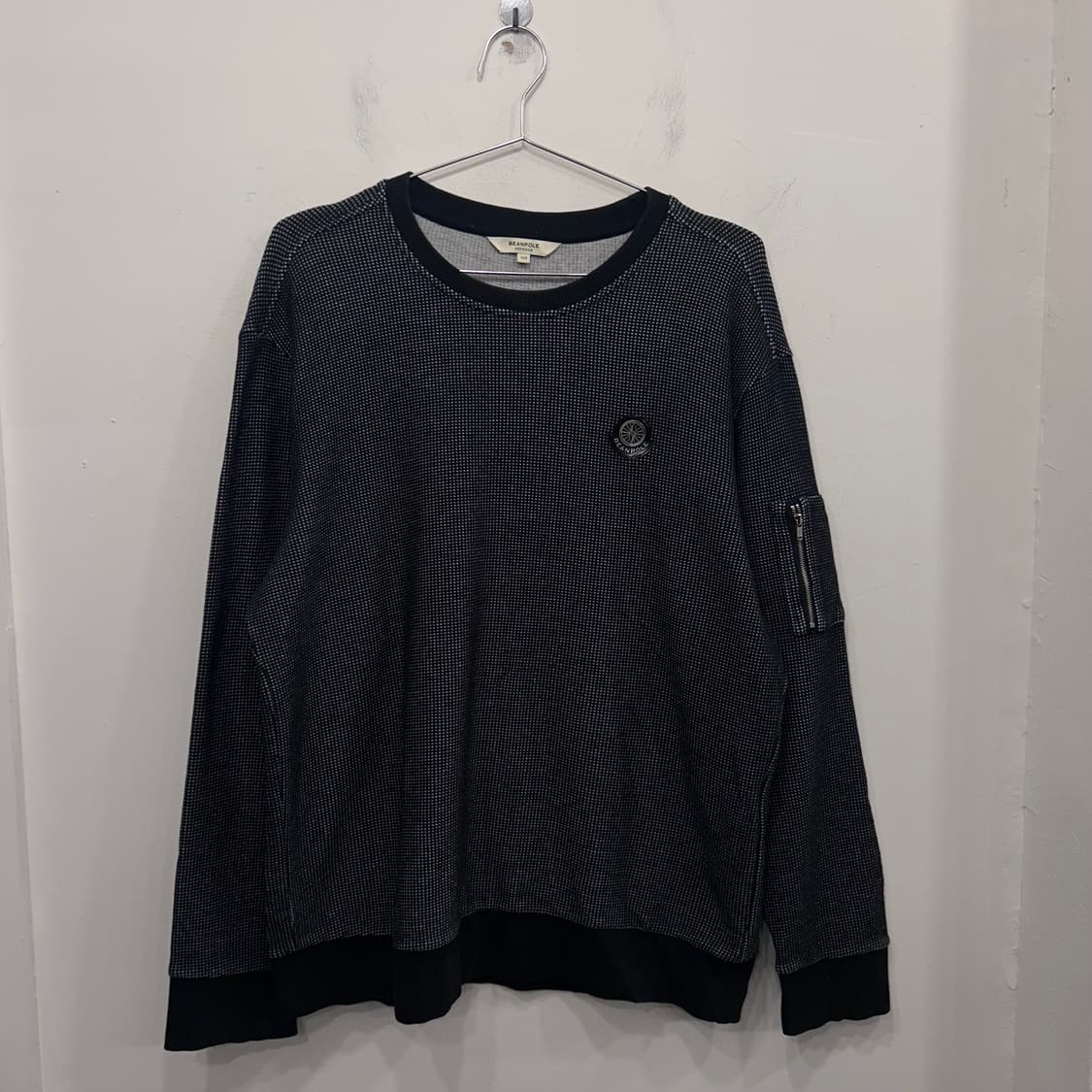 빈폴 아웃도어 슬리브포켓 와플 코튼 맨투맨 상품이미지2