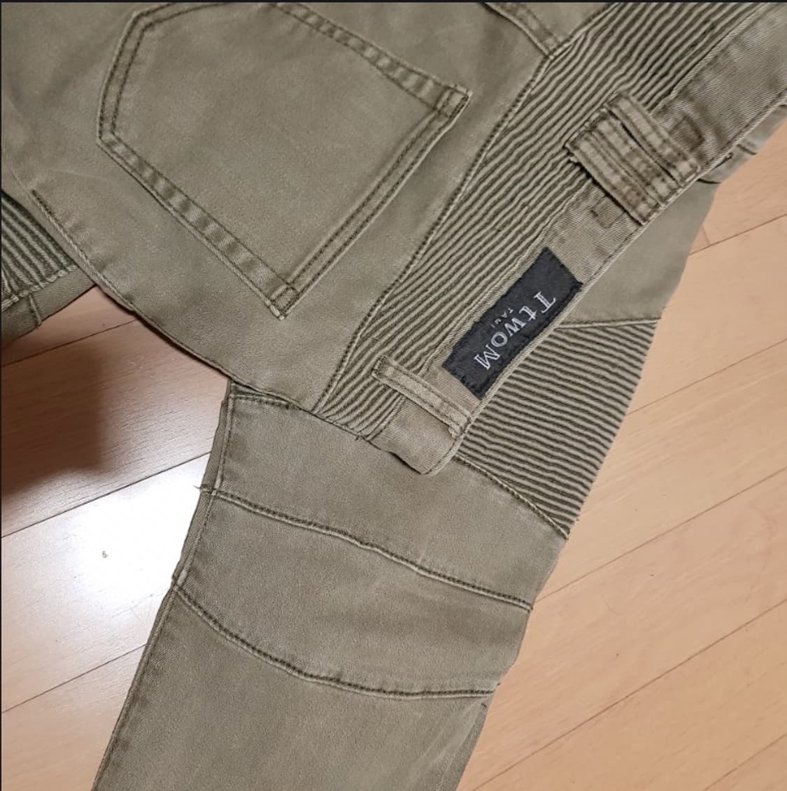 30 /바이크팬츠 /바이커 디자인 스판데님 /토321학/ 상품이미지4