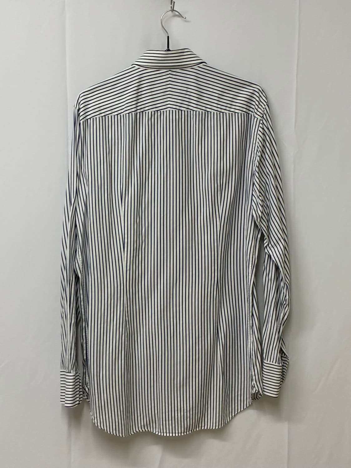 japan quality 와이드카라 스트라이프 셔츠 M 상품이미지5
