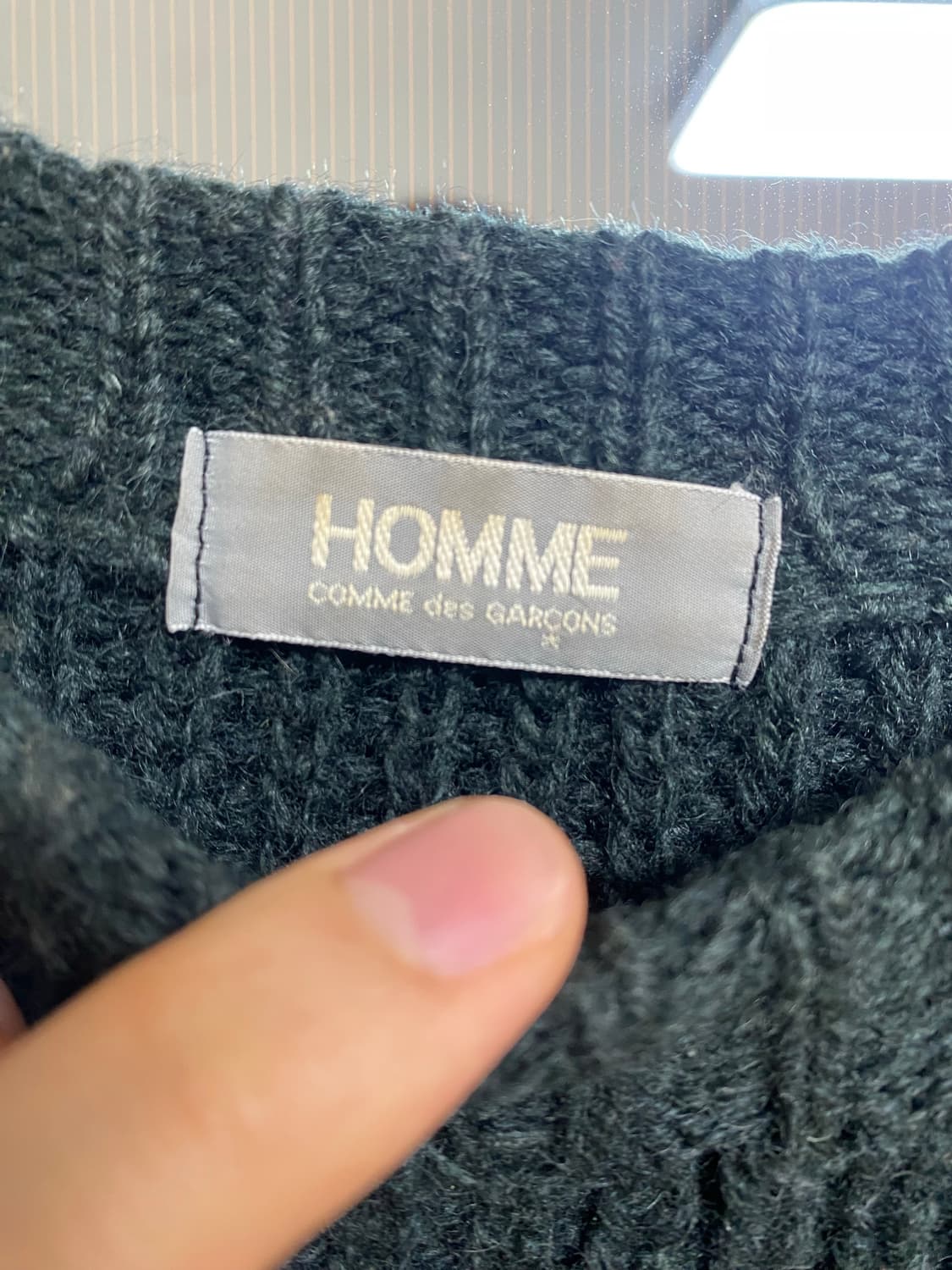 80s 꼼데가르송 옴므 니트 상품이미지3