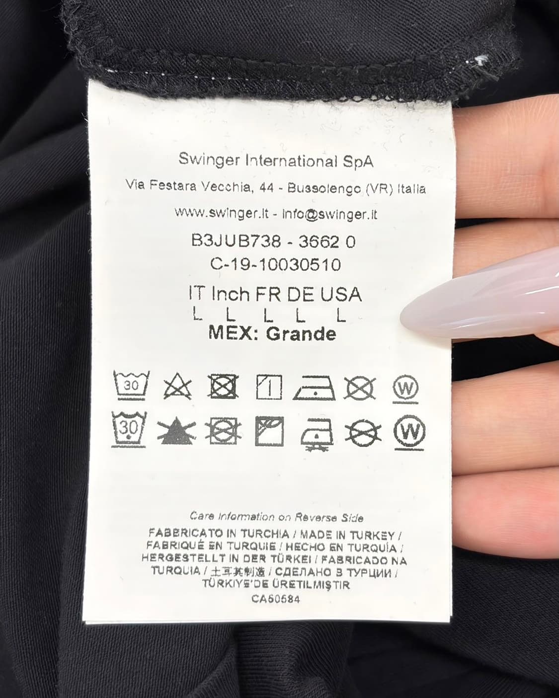 카발리 클래식 블랙 롱슬리브 티셔츠  상품이미지9