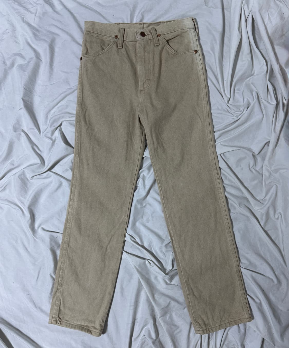 90s 랭글러 카우보이컷 슬림핏 데님팬츠 936tan 상품이미지1