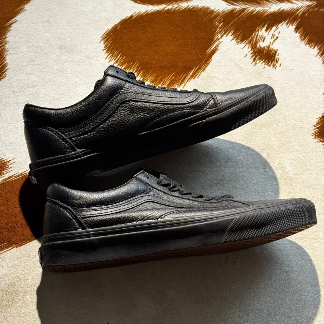 반스 올드스쿨 레더 블랙 (295) 상품이미지6