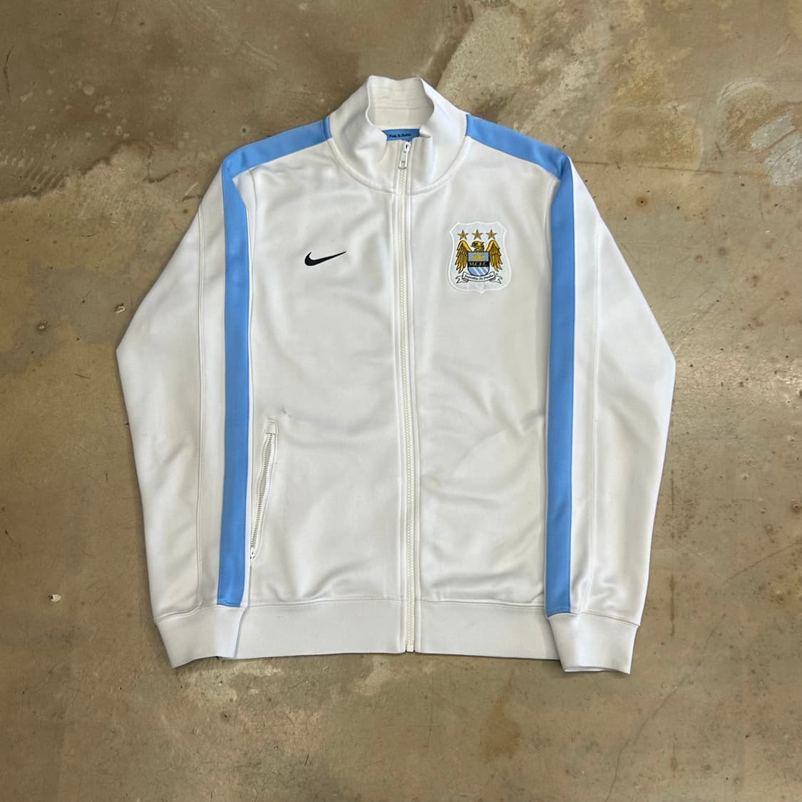 M 나이키 맨체스터 시티 화이트 트랙탑 상품이미지2