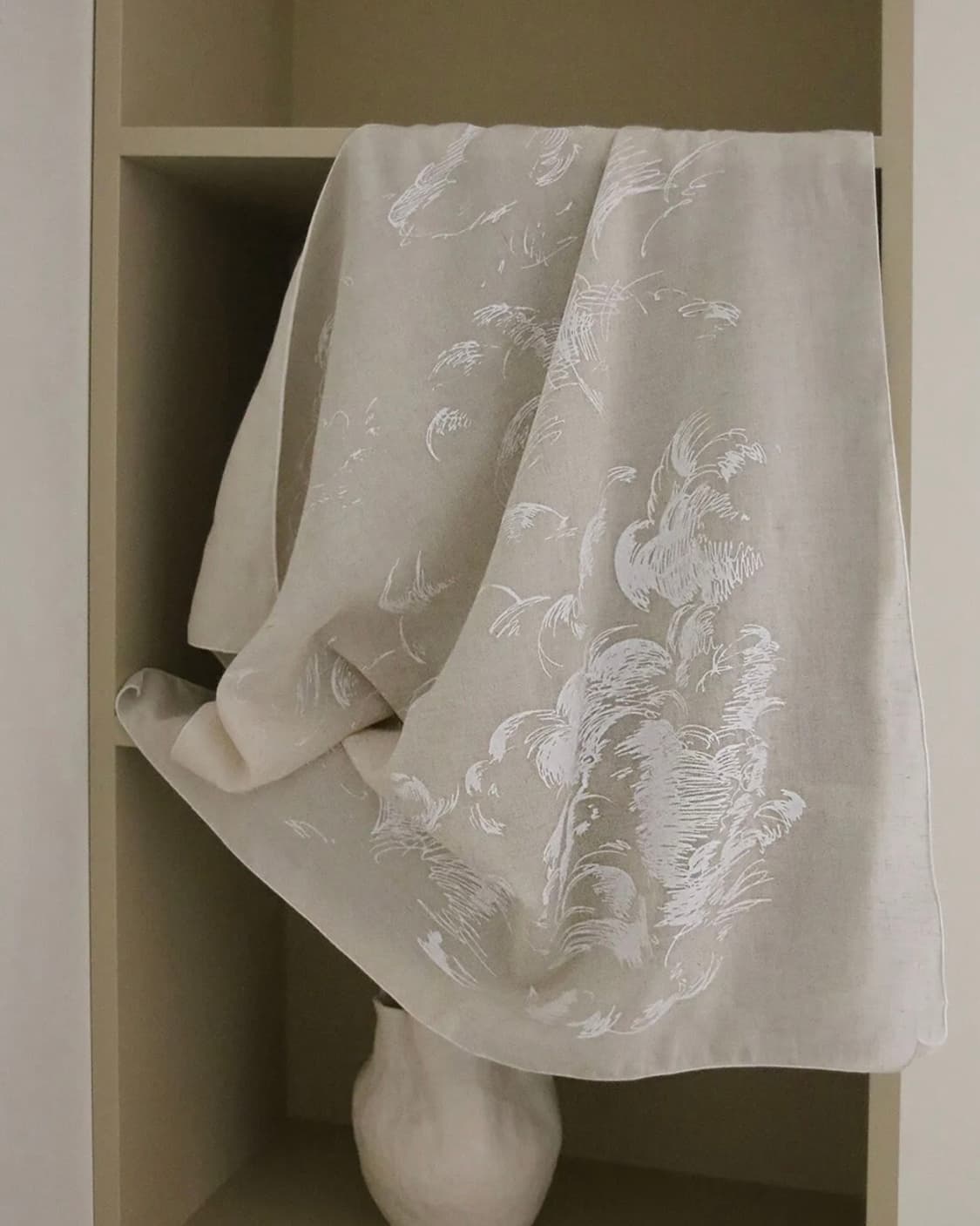 얼그레이 패브릭 포스터 클라우드 상품이미지1