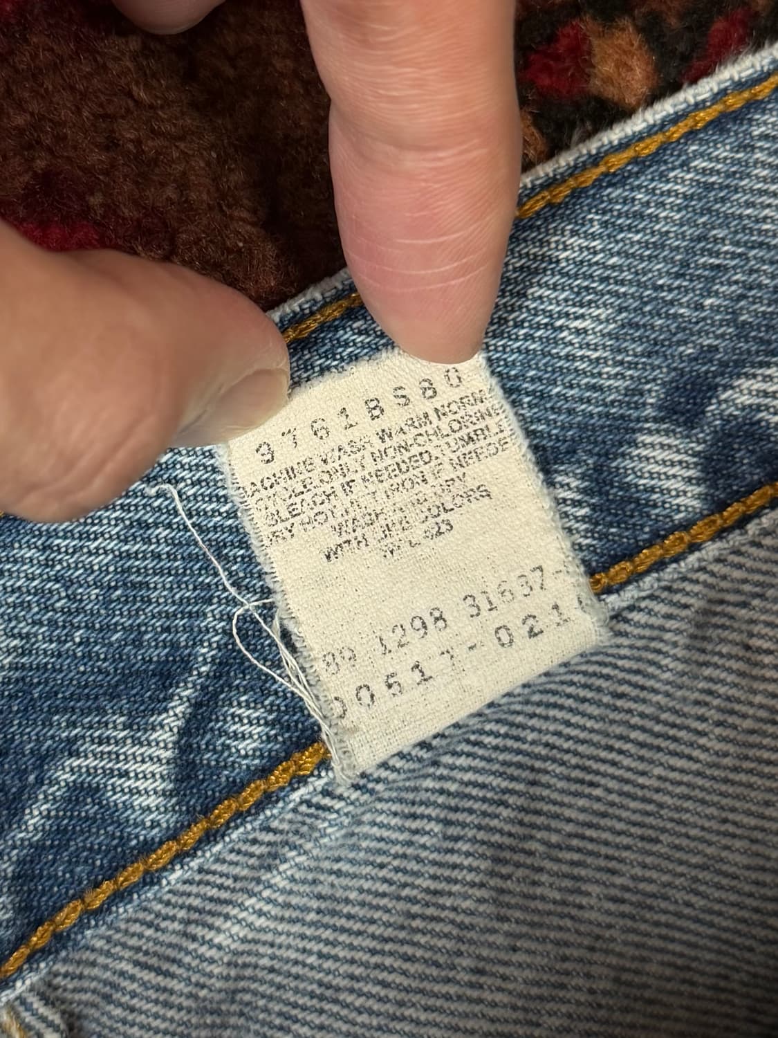 90’s 빈티지 리바이스 517 부츠컷 리바이스 청바지 상품이미지10