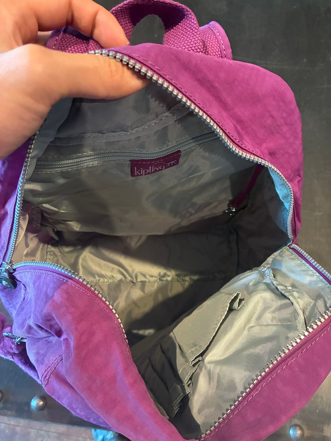 키플링 백팩 핑크퍼플 모리걸 갸루 상품이미지4