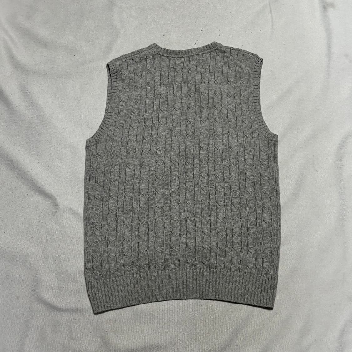 XL 폴로랄프로렌 블랙 포니 브이넥 케이블 니트 조끼 상품이미지3