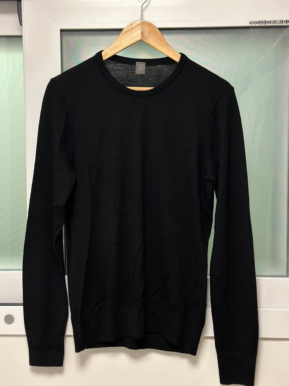 IOLO(이올로) 블랙 크루넥 니트 / L(100)사이즈 상품이미지2