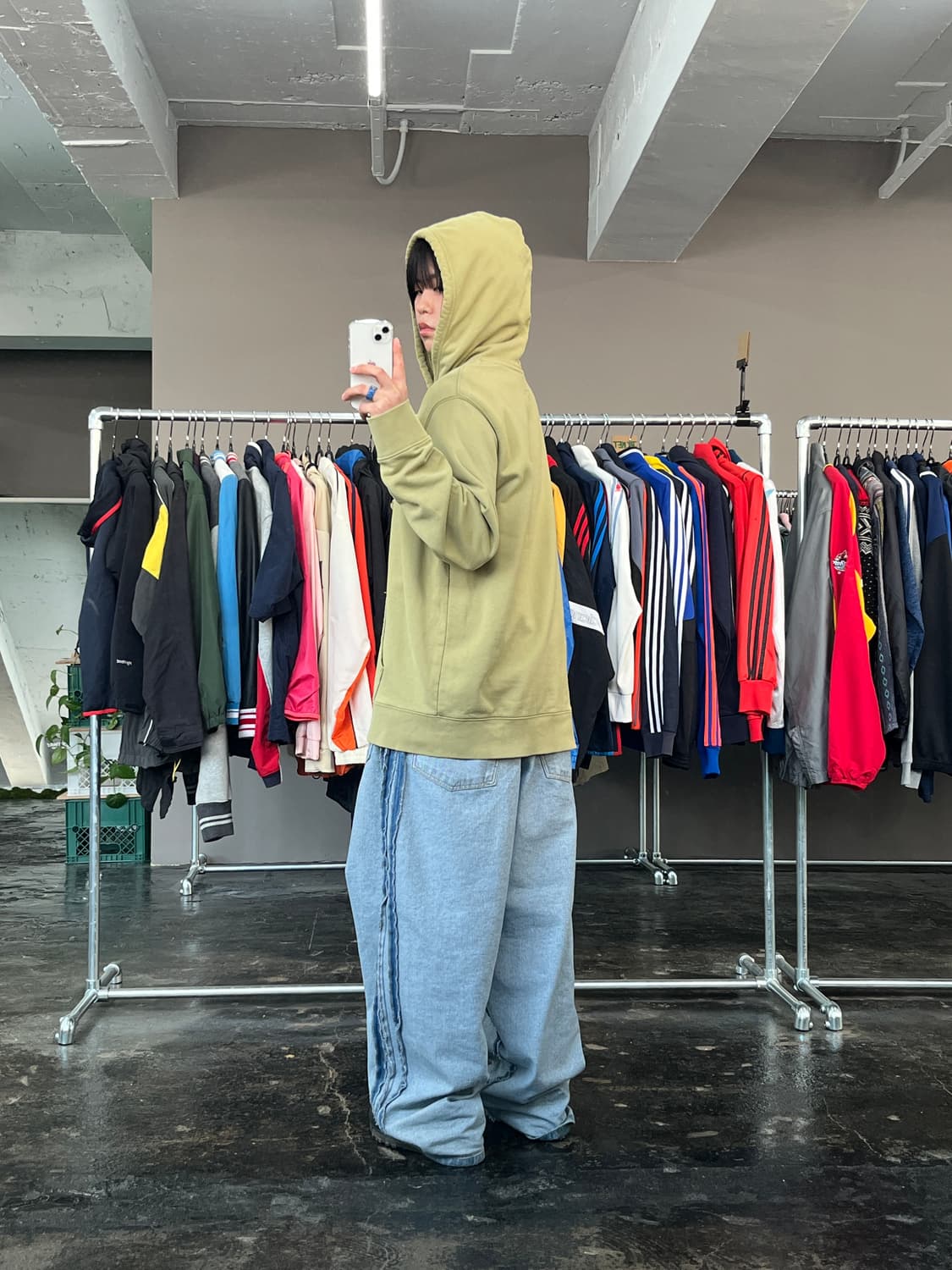 LEVI'S 로고 프린팅 후드 티셔츠 상품이미지4