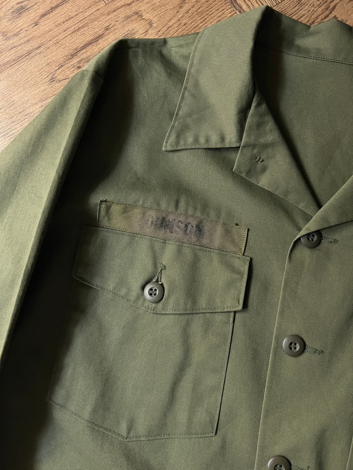 [XL]80's 오리지널 U.S ARMY OG-507 셔츠 상품이미지3